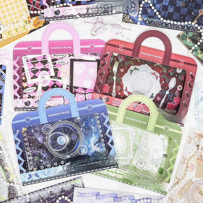 10 Sheets of Assorted Stylish Background Borads for Ita Bag