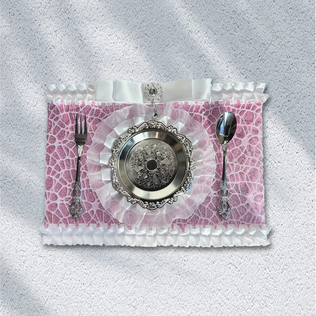 (Custom size) Mystic Castle Itabag Display Insert -Holds one Badge perfectly-Finished Ita Board Original Handmade