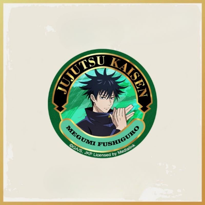 Licensed BOOMCOMIC Jujutsu Kaisen Holographic Badges-22.8inches(58mm) badges
