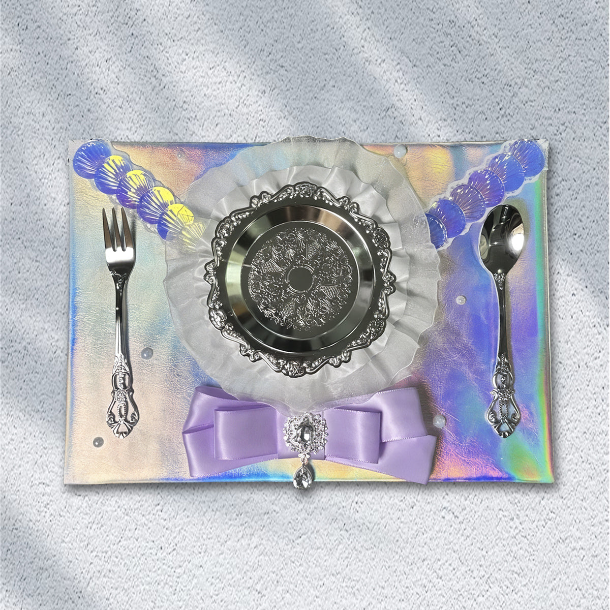 (Custom size) Mystic Castle Itabag Display Insert -Holds one Badge perfectly-Finished Ita Board Original Handmade
