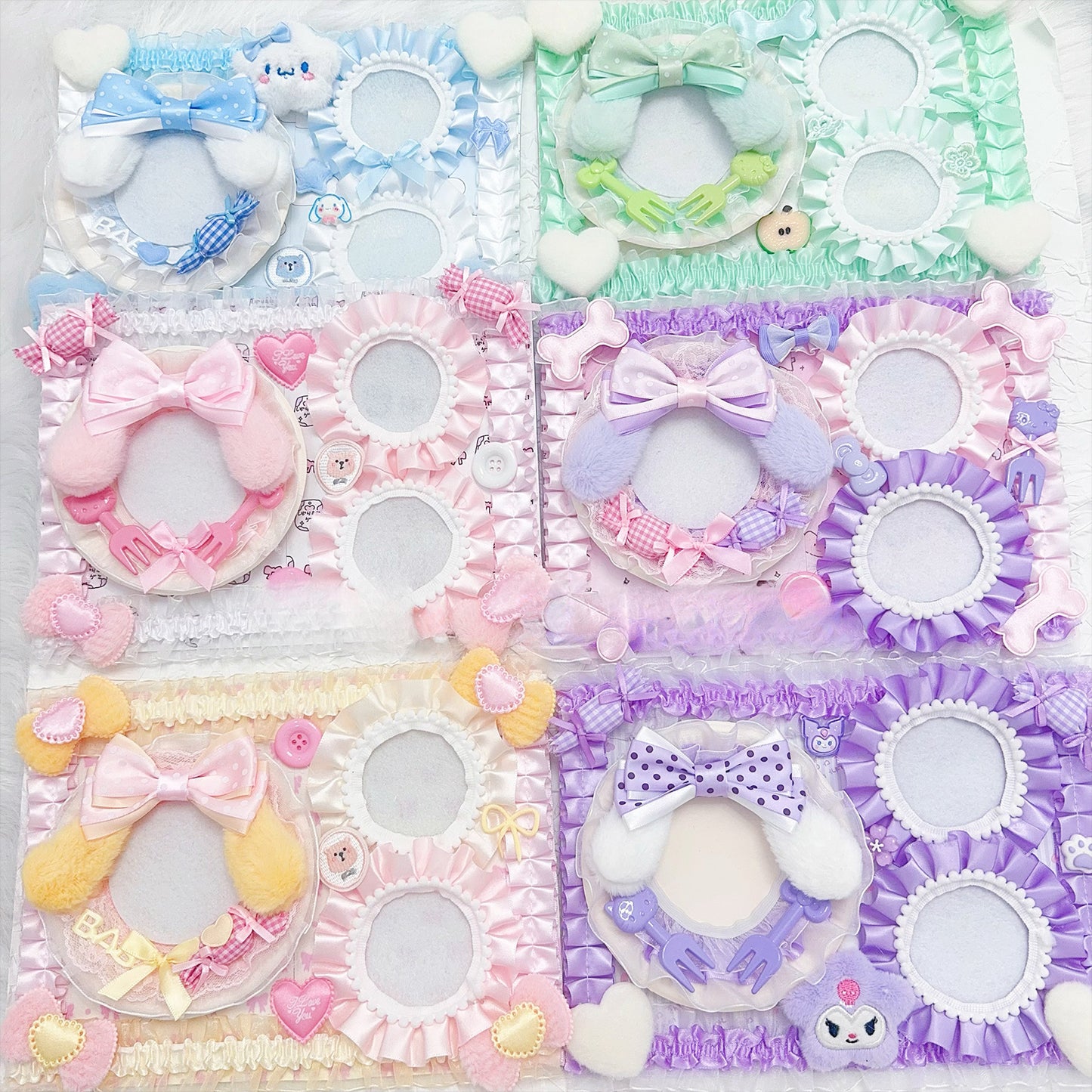 Plushie Dream Itabag Display Insert - Holds 3 Badges Perfectly-Finished Ita Board Original Handmade