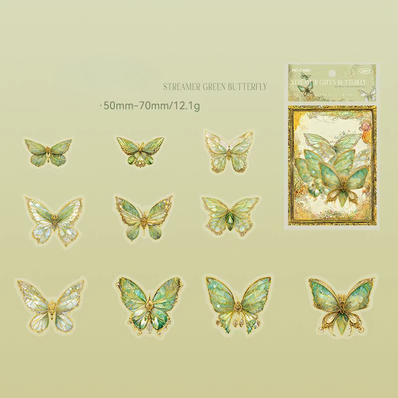 20 Sheets of Butterfly Decorative Stickers for Ita Frames