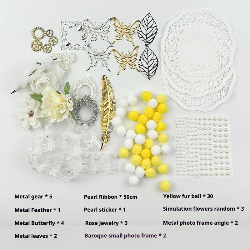 Metal Decoration Material Kit – Vintage Accessories for DIY Itabag Crafting