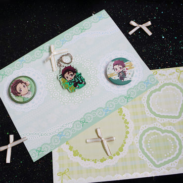 8 Sheets of Background Boards for Ita Bag - Cute Accent Style