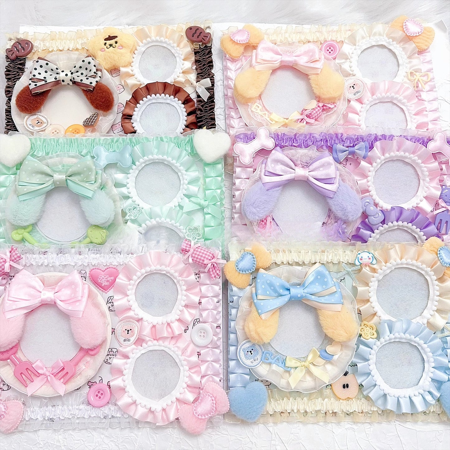 Plushie Dream Itabag Display Insert - Holds 3 Badges Perfectly-Finished Ita Board Original Handmade
