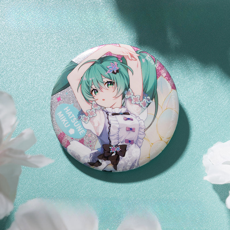 Hatsune Mike GoodsMoeyu Iron Commemorative Badge Miku Language of Flowers 39 Thank You Day Badge 58mm
