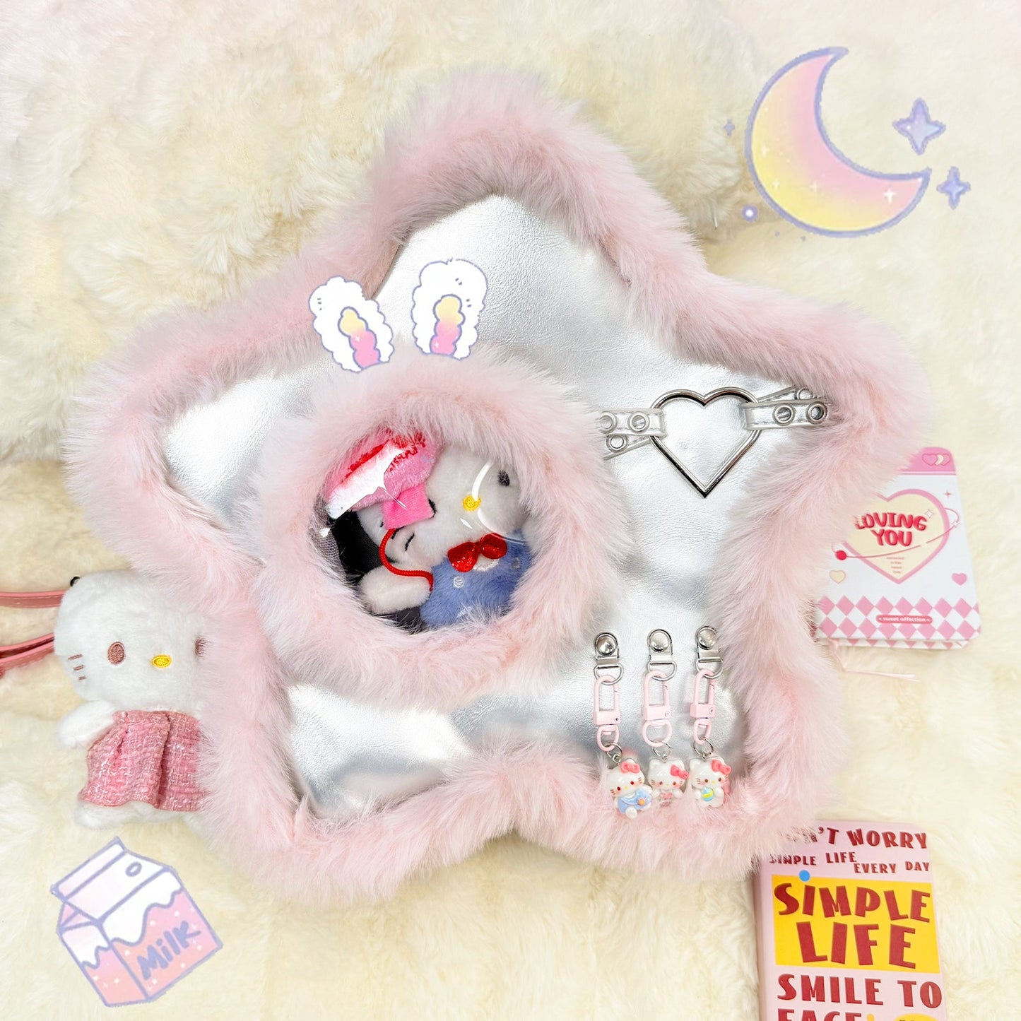 Starry Bag for Cute Plushies