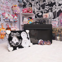 Hu Tao’s Shadow Lace Ita Bag– Large-Capacity Hard Shell Briefcase Ita Bag, Perfect for Conventions, School & Daily Use