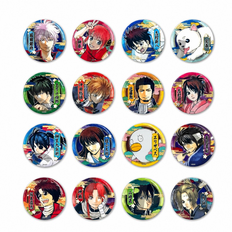 Officially Licensed Gintama Shiny Badge Blind Box