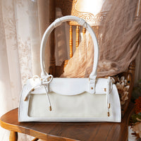 Morning Glory Structured Ita Shoulder Bag with Insert Board
