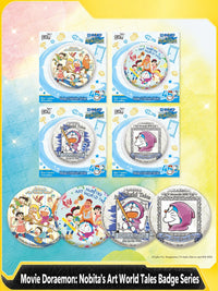 Officially Licensed Doraemon Nobita's Art World Tales Badge