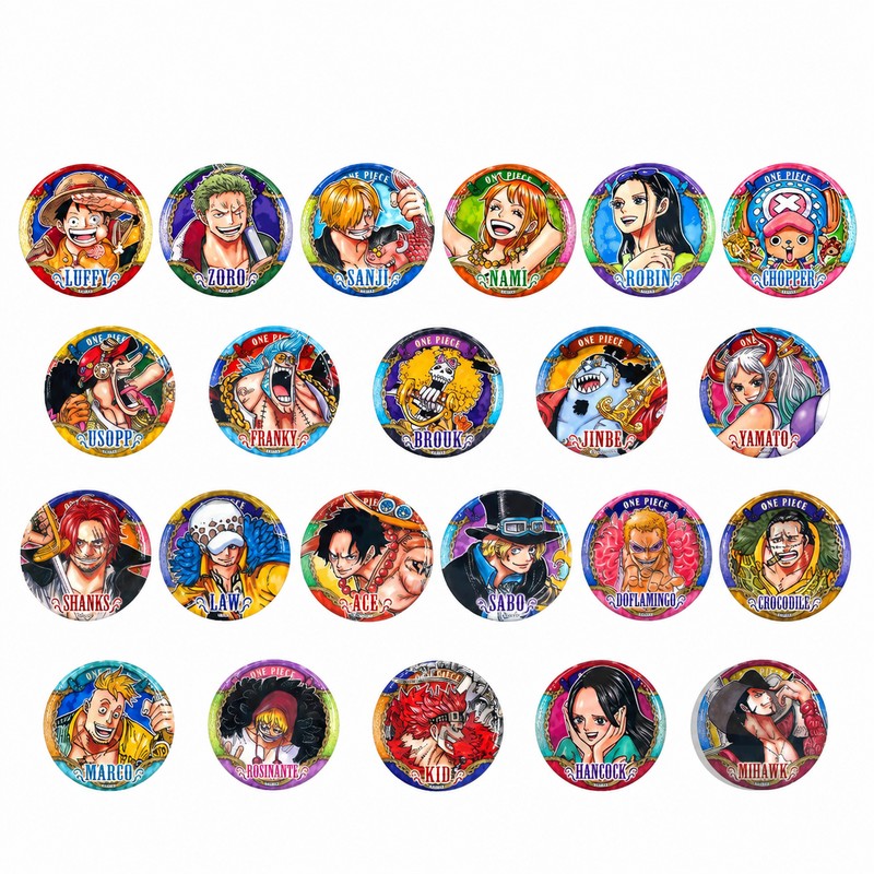 Officially Licensed One Piece Kirakira Badge Blind Box