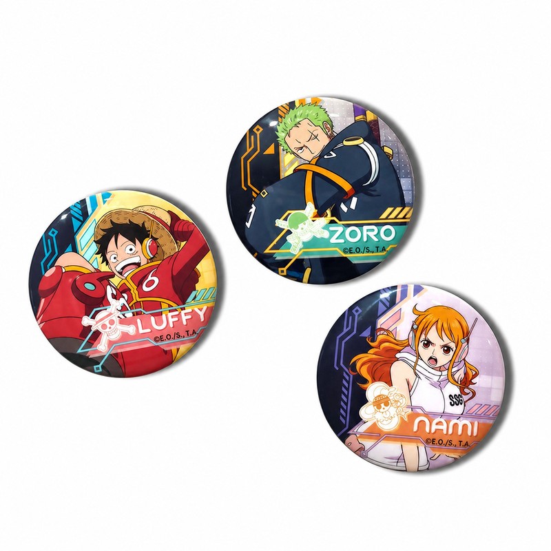One Piece Magnetic Bottle Opener Badge Blind Box