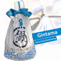 Officially Licensed Gintama Canvas Drawstring Backpack