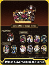 Officially Licensed Demon Slayer Gem Badge Series