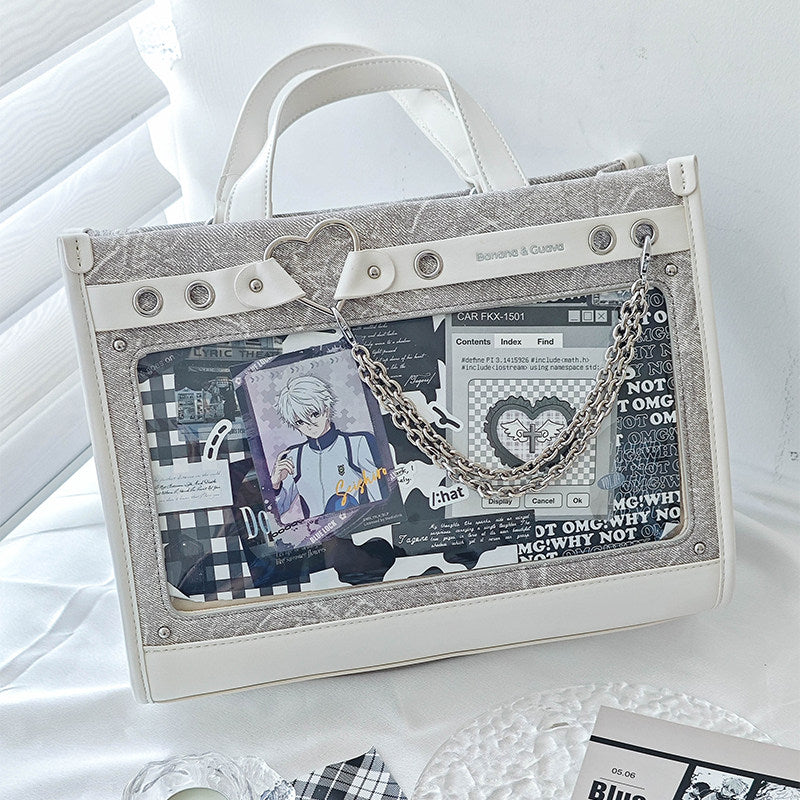 Banana & Guava Textured Chain of Love Pact Ita Bag