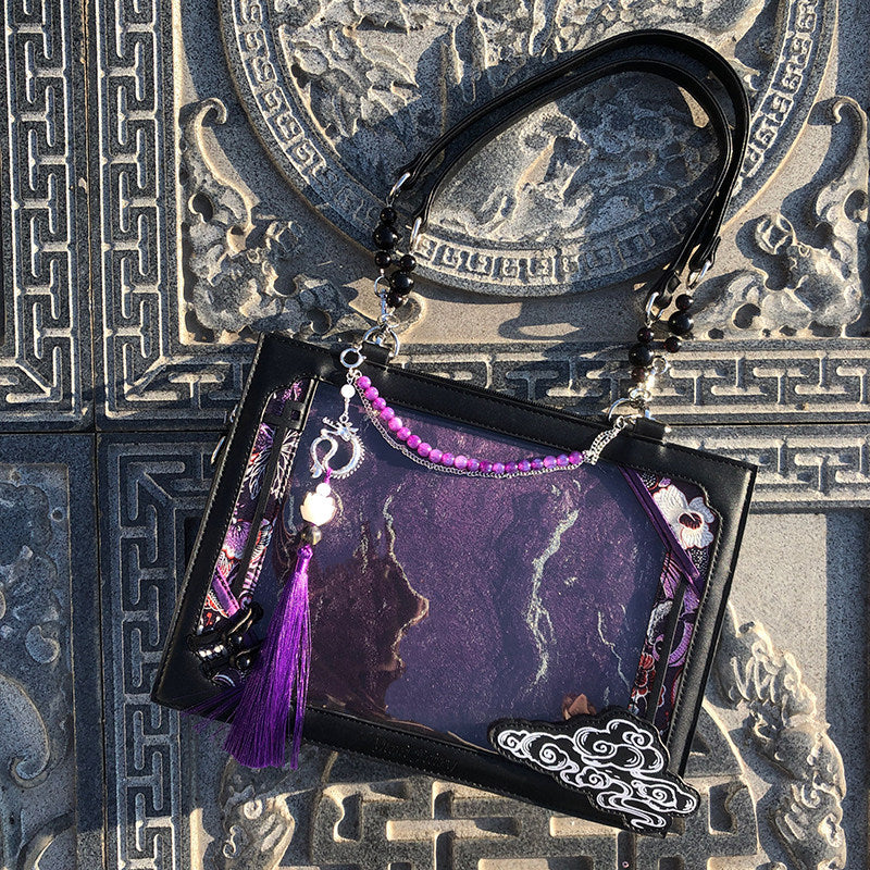 Feilong Zaitian Chinese-Style Ita Bag with Window