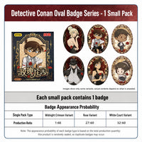 Officially Licensed Detective Conan Rose Manor Badge Series