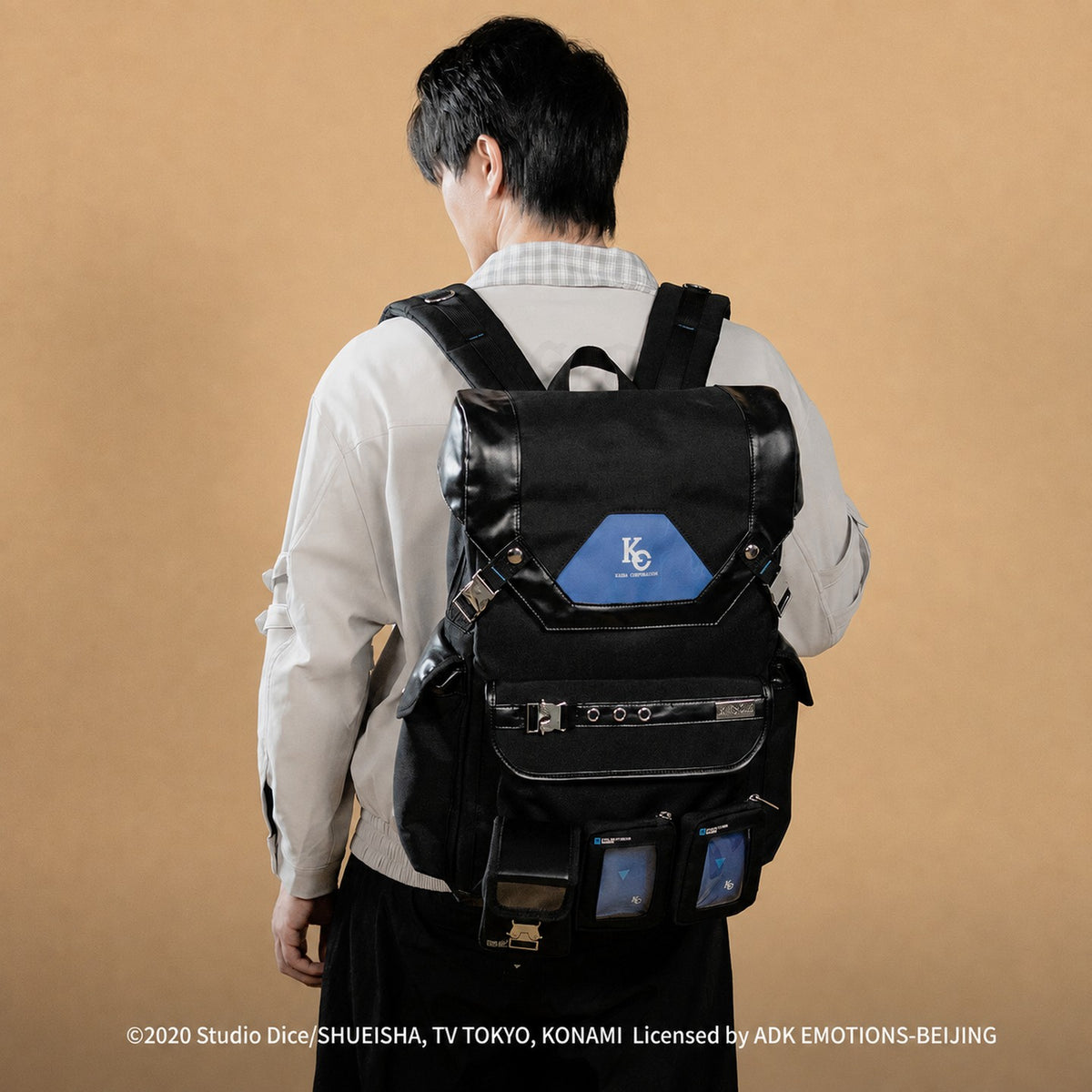 Officially Licensed Yu-Gi-Oh! Kaiba Corp Travel Backpack