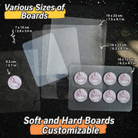 Customizable PVC Ita Bag Insert Board for Badges