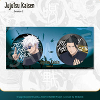 Officially Licensed Jujutsu Kaisen Gojo & Geto Badge Set