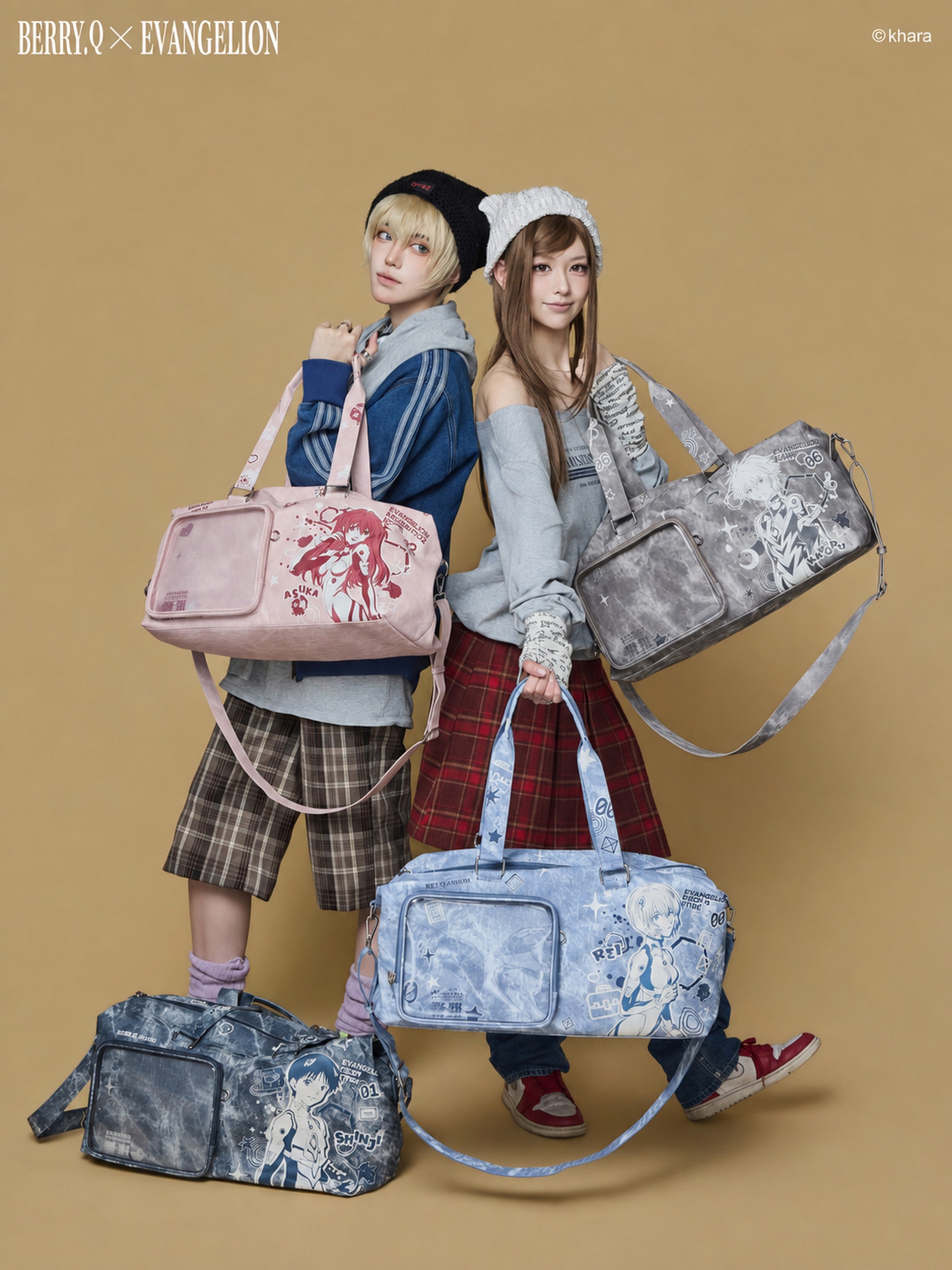 Officially Licensed Neon Genesis Evangelion Ita Travel Bag