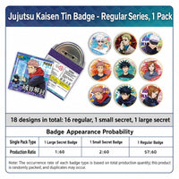 Officially Licensed Jujutsu Kaisen Tinplate Badge