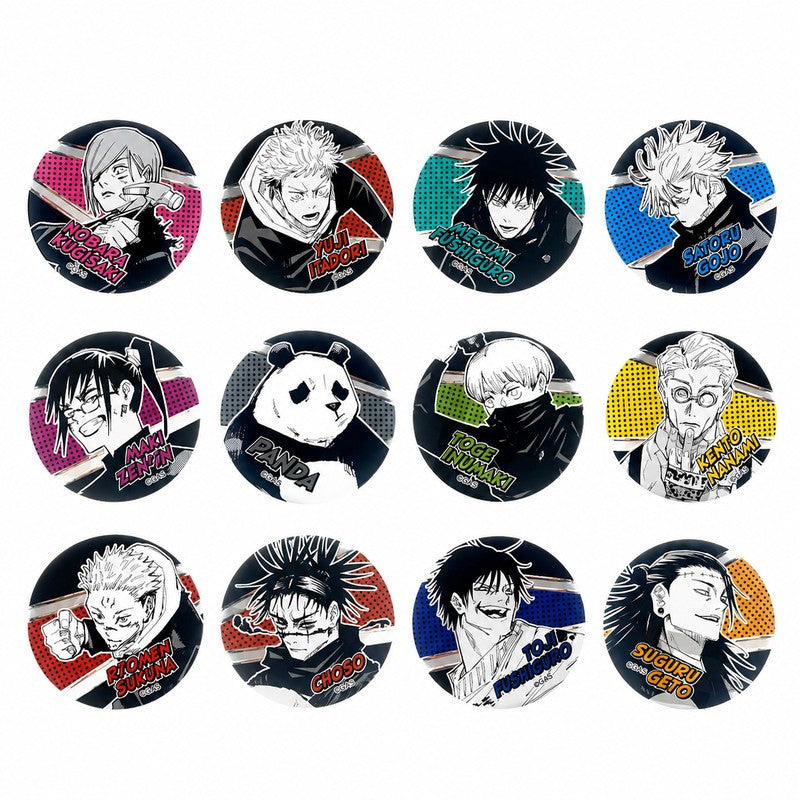 Officially Licensed Jujutsu Kaisen Embossed Badge Blind Box Series 2