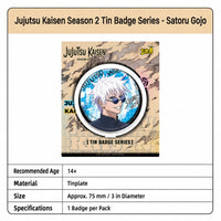 Officially Licensed Jujutsu Kaisen Season 2 Tin Badge