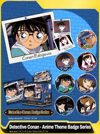 Officially Licensed Detective Conan Anime Badge Series