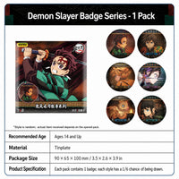 Officially Licensed Demon Slayer Kayou Tinplate Badge Pack