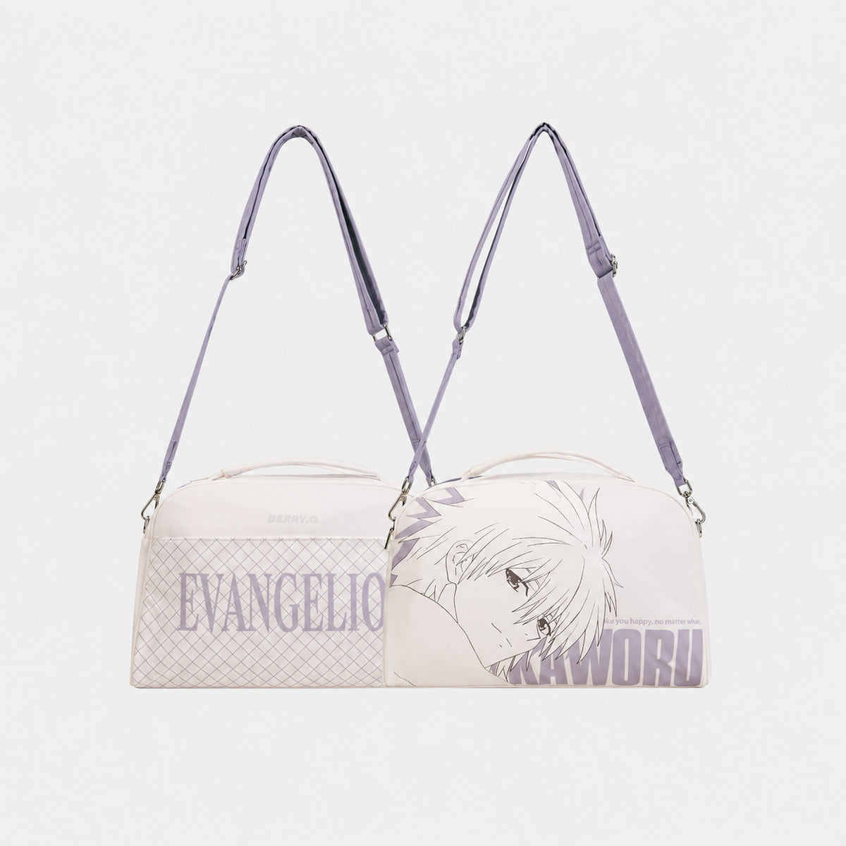 Evangelion x BERRY.Q Character Print Crossbody Bag
