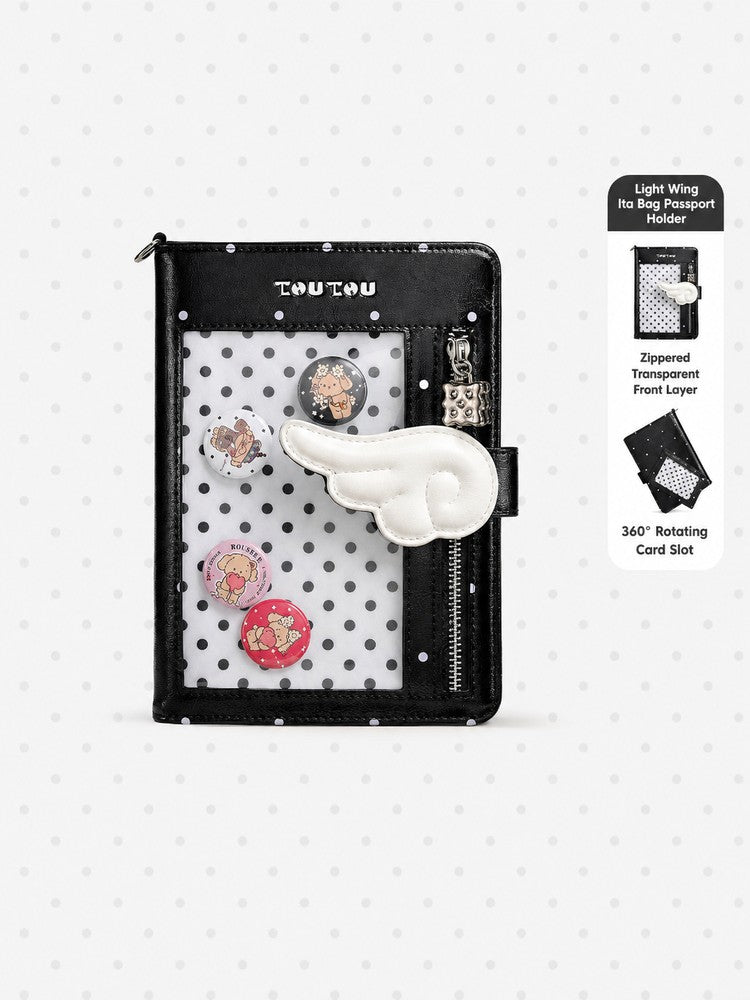 TOUTOU Travel Wallet & Passport Holder with Coin Pocket