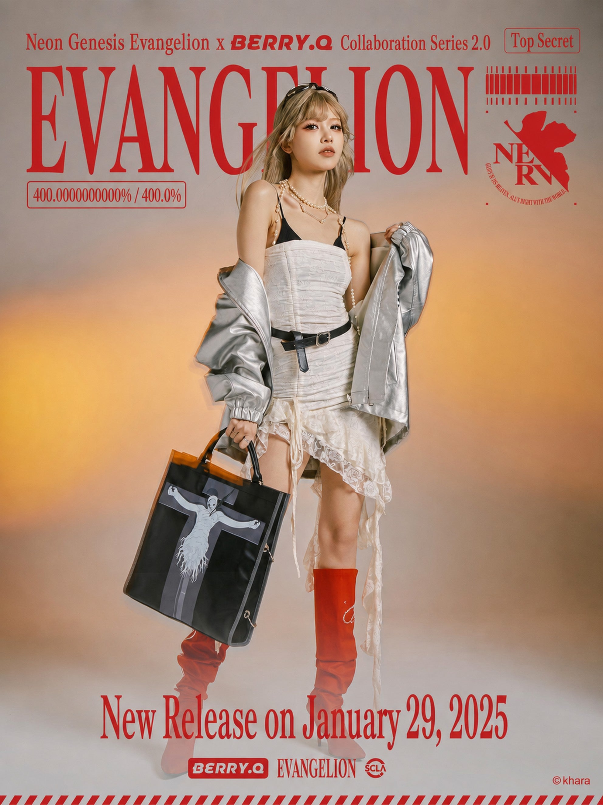 Officially Licensed Neon Genesis Evangelion Lilith Backpack