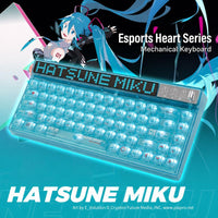 Hatsune Miku Heart of Esports 68-Key Mechanical Keyboard