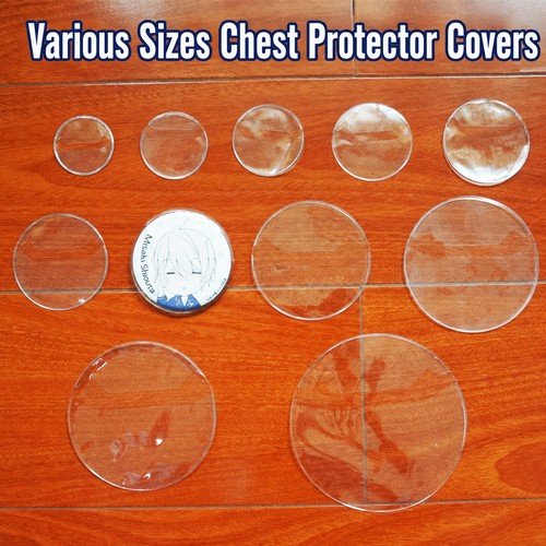 Clear Round Badge Protective Sleeves for Ita Bags