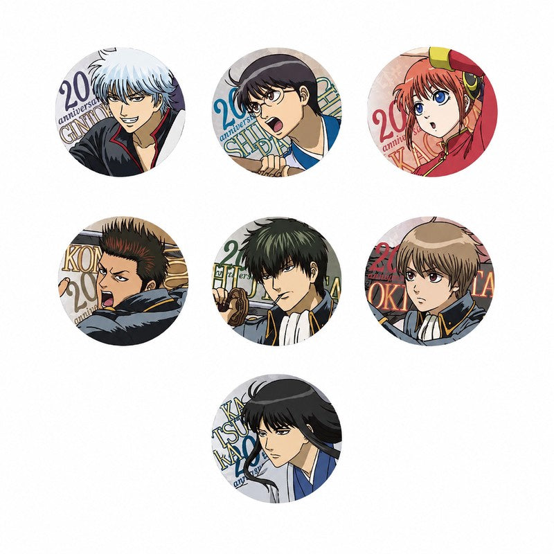 Officially Licensed Gintama 20th Anniversary Badge - Key Visual Edition