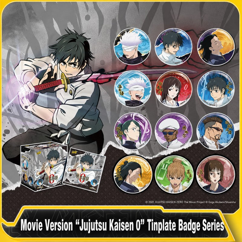 Officially Licensed Jujutsu Kaisen 0 Tinplate Badge