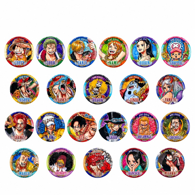 Officially Licensed One Piece Kirakira Badge Blind Box