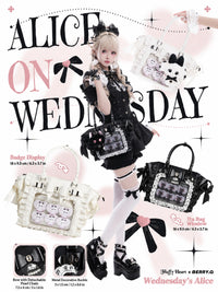 BerryQ x Fluffy Heart Alice on Wednesday Lace Ita Bag