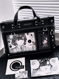 Banana & Guava Structured Ita Bag with Display Window