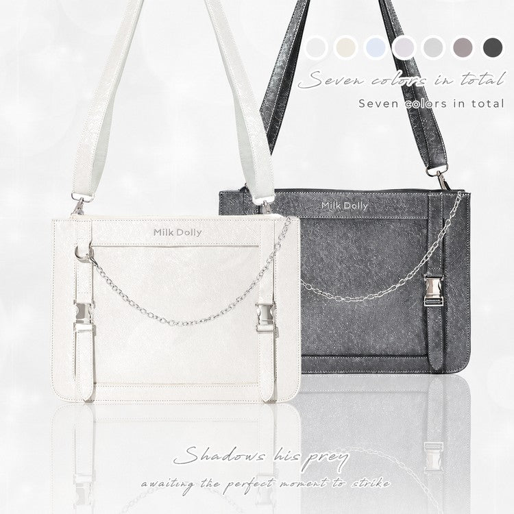 FuyuuNeko Hard Shell Crossbody Ita Bag for Everyday Carry
