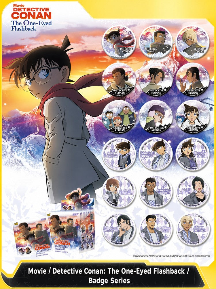 Officially Licensed Detective Conan Tinplate Badge Series