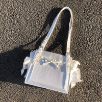 Sweet Dream Satin Ita Backpack with Detachable Bow