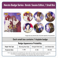 Officially Licensed Naruto Sasuke Bonds Tinplate Badge