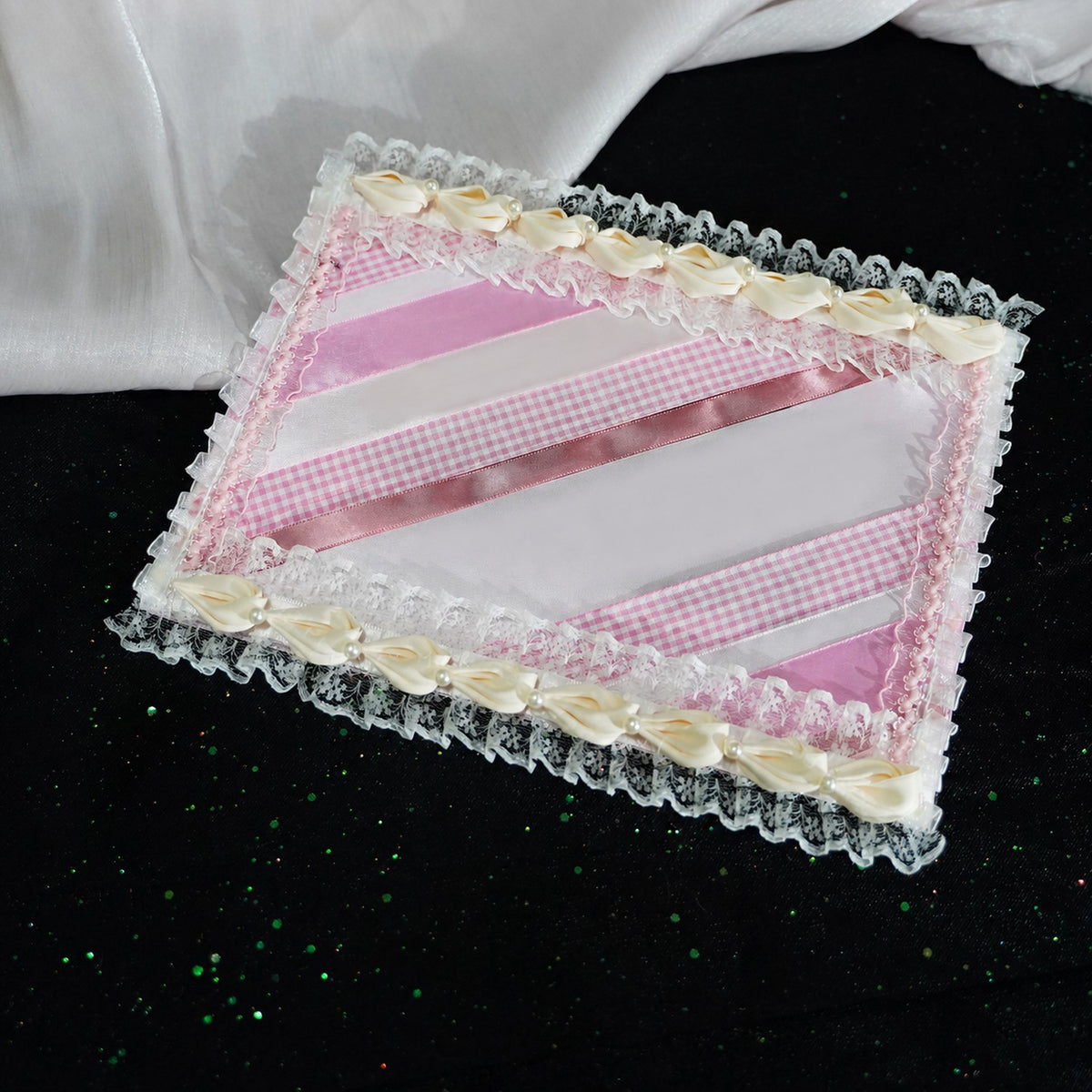 Handmade Cream Patchwork Ita Bag Board Decor