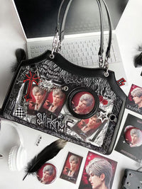 Yuni Yoyo Dark Goth Punk Ita Crossbody Shoulder Bag