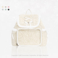 FuyuuNeko Fluffy Plush Ita Backpack with Ribbon Bows