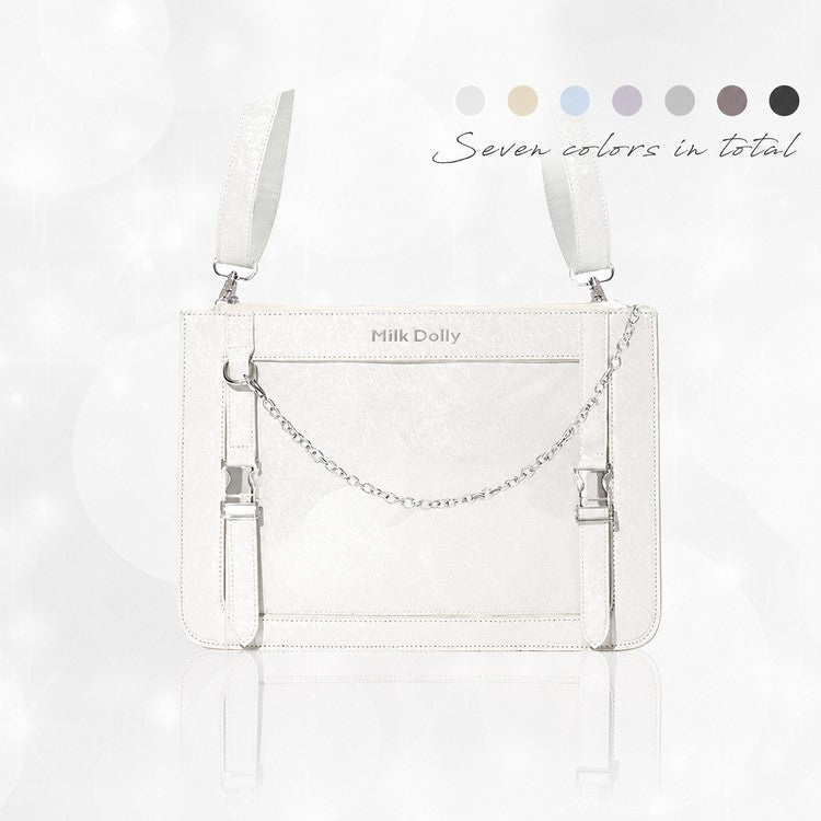 FuyuuNeko Hard Shell Crossbody Ita Bag for Everyday Carry