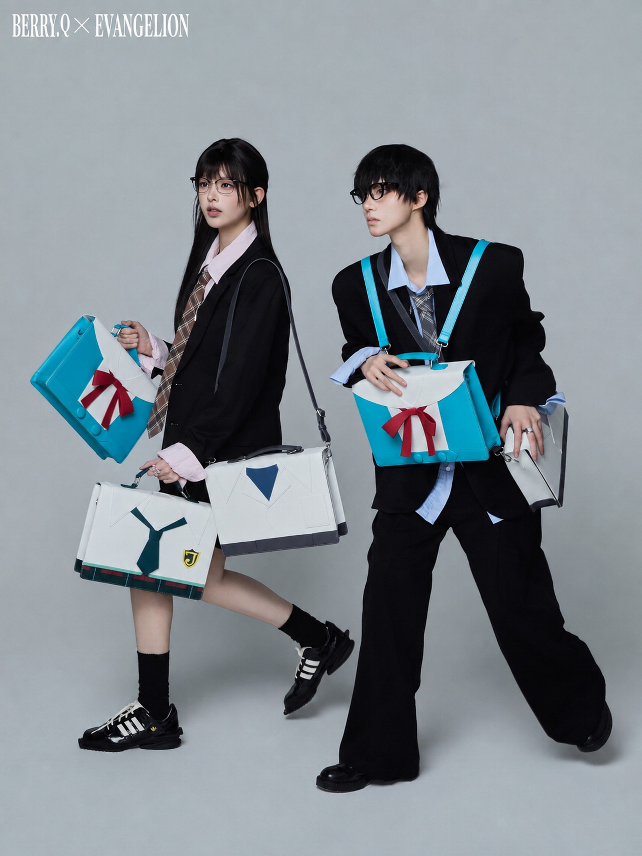 Officially Licensed Evangelion Chibi School Ita Bag by BerryQ